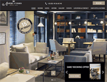 Tablet Screenshot of hotelalbertpremier.com